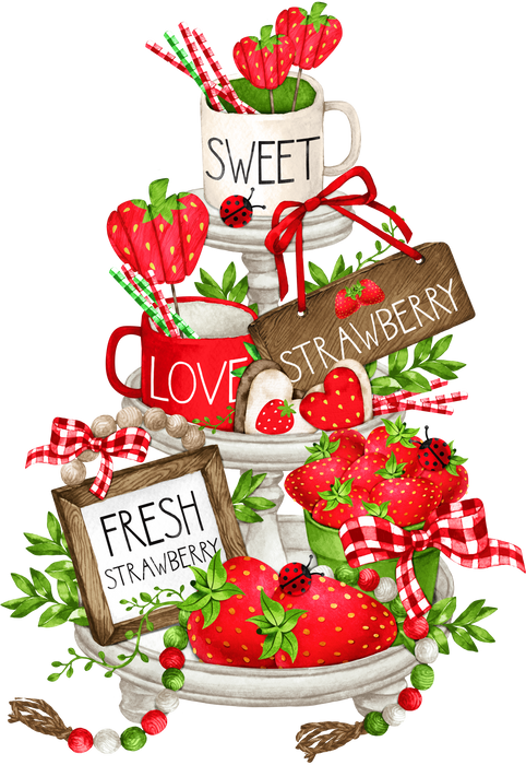 Sweet Fresh Strawberries Summer