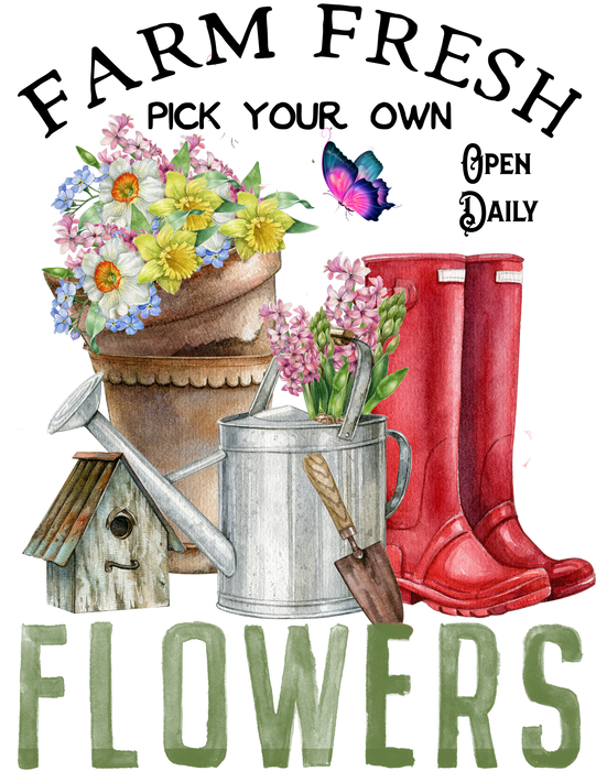 Farm Fresh Flowers Garden