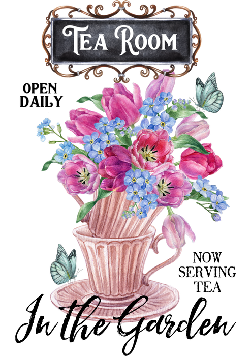 Tea Room in the Garden Tulips
