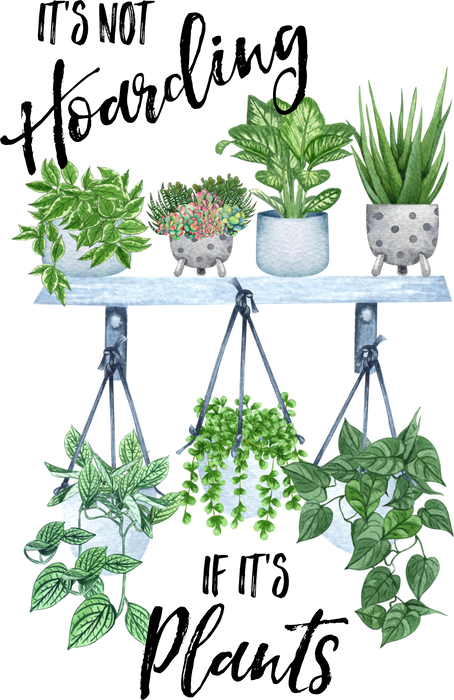 Its Not Hoarding If It's Plants Cotton Apron