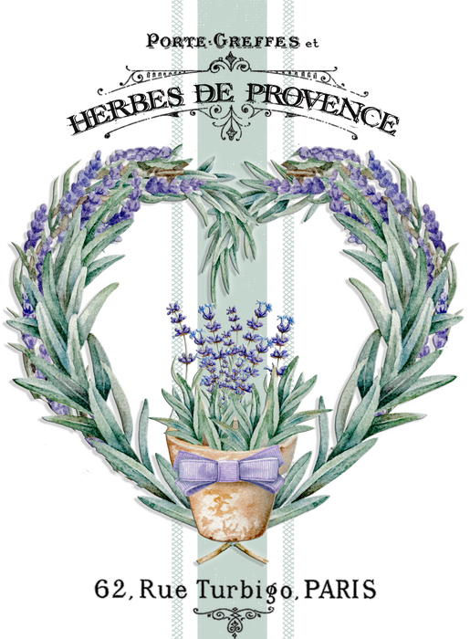 Vintage French Herbs Lavender