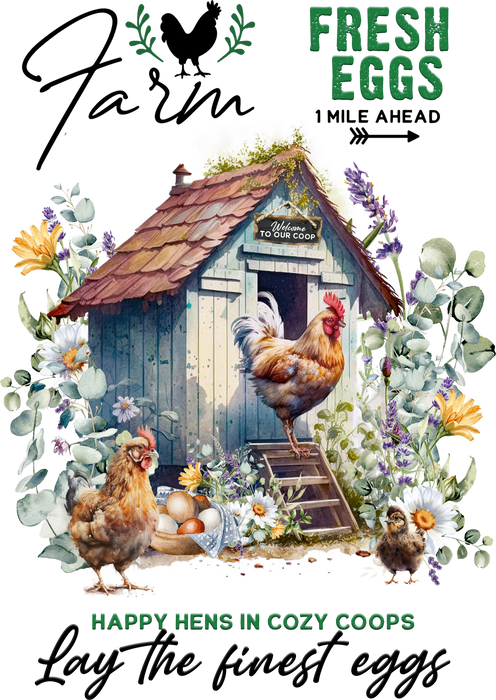 Country Farm Chicken Coop