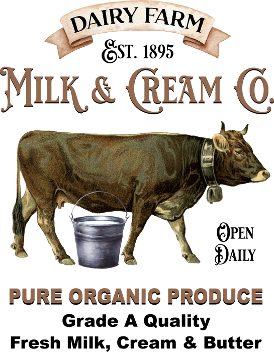 Dairy Farm Milk Cream Cow