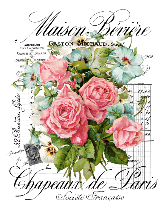 Vintage French Roses Paris