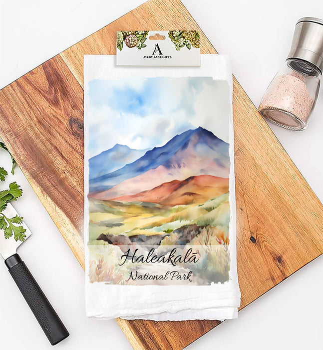 Haleakala National Park Hawaii  Flour Sack Tea Towel