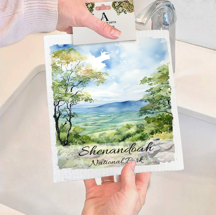 Shenandoah National Park Virginia  SWEDISH DISH CLOTH