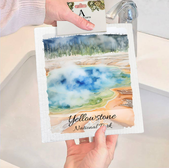 Yellowstone National Park Wyoming SWEDISH DISH CLOTH