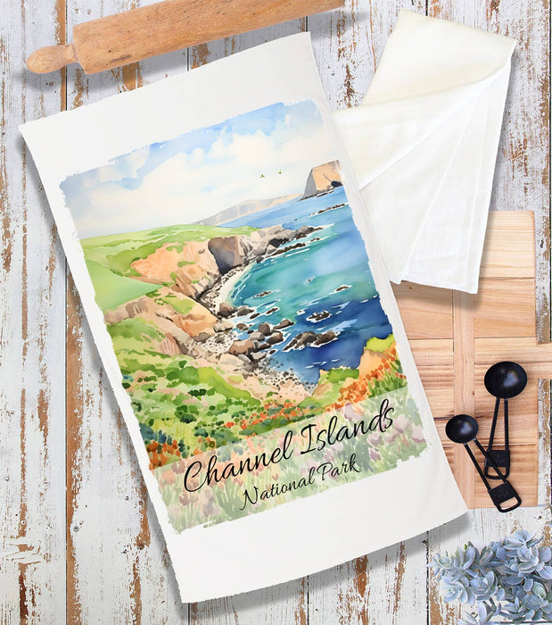Channel Island Nationa Park California Terry Cloth Towel