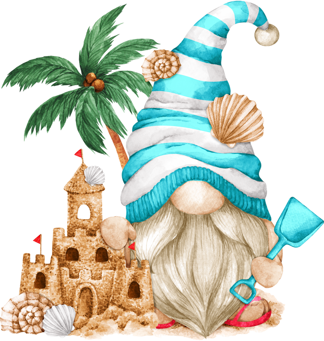 Beach Ocean Sand Gnome