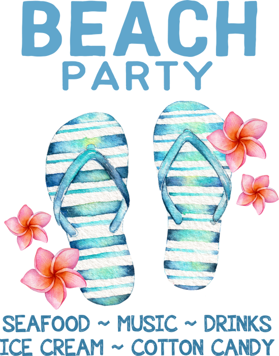 Beach Party Sandals Sand