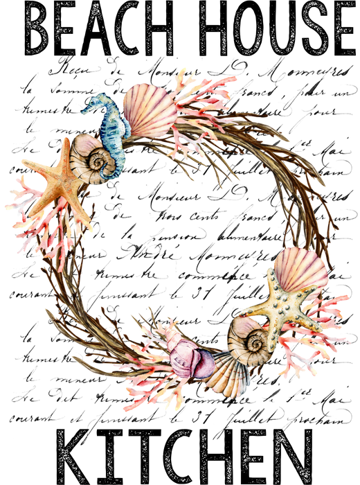 Beach House Sea Shell Wreath Ocean