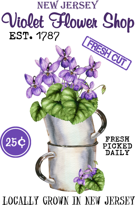 New Jersey State Flower Purple Violet