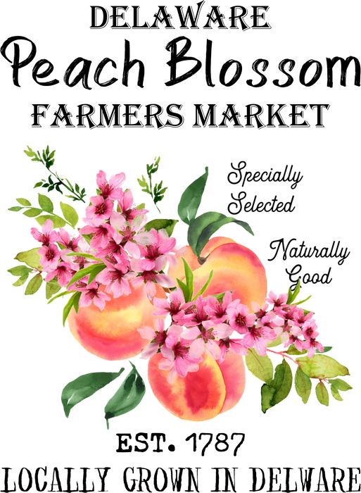 Delaware State Flower Peach Blossom