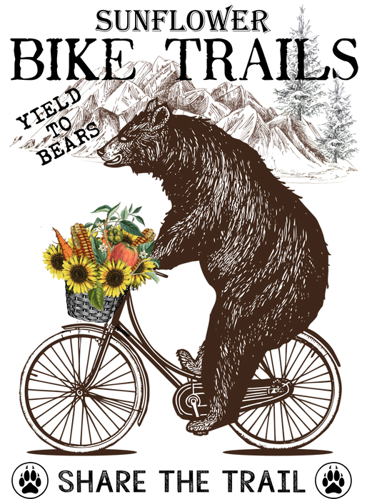 Share the Trail Black Bear Bicycle