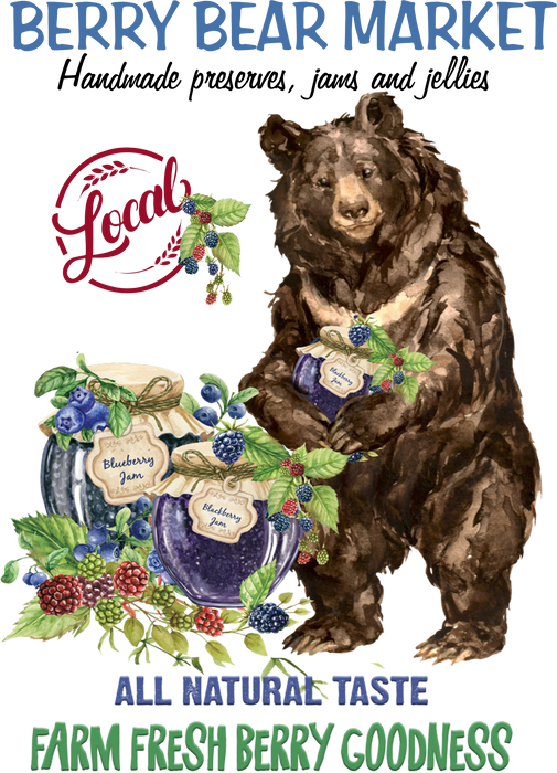 Berry bear Market Jams and Jellies