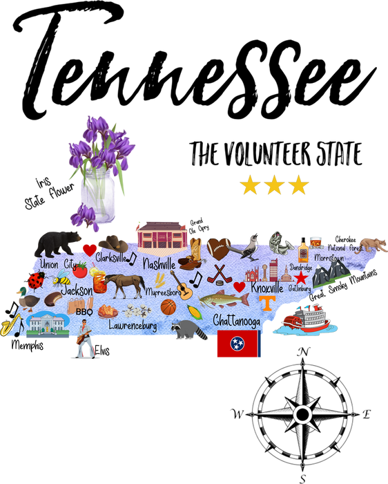 Tennessee State Map