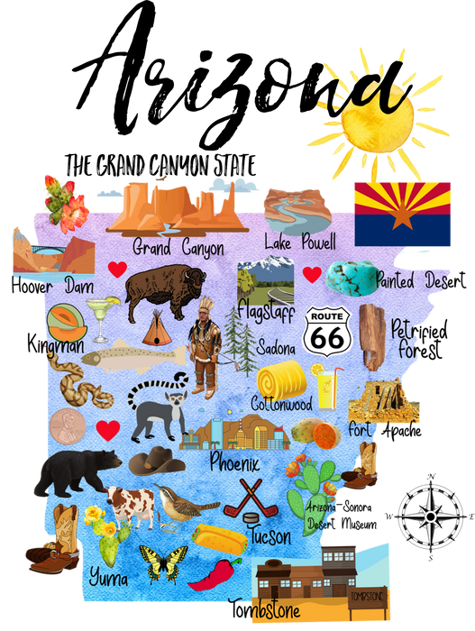 Arizona State Map