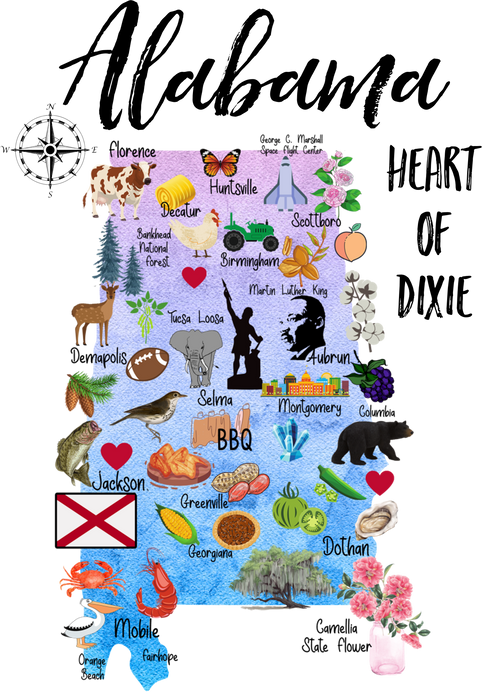 Alabama State Map