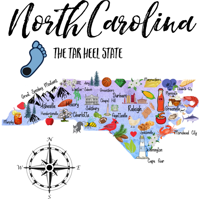 North Carolina State Map