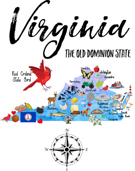 Virginia State Map