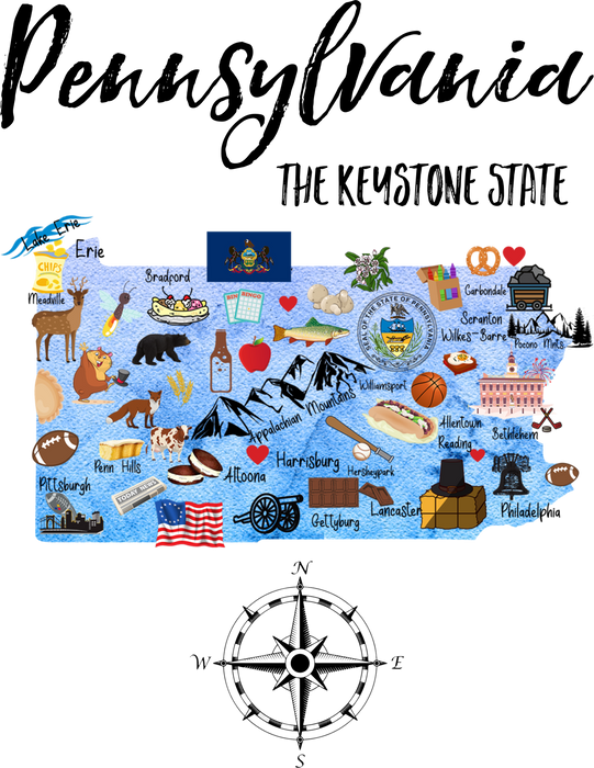 Pennsylvania State Map
