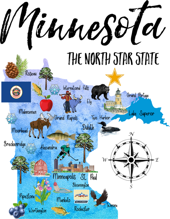 Minnesota State Map