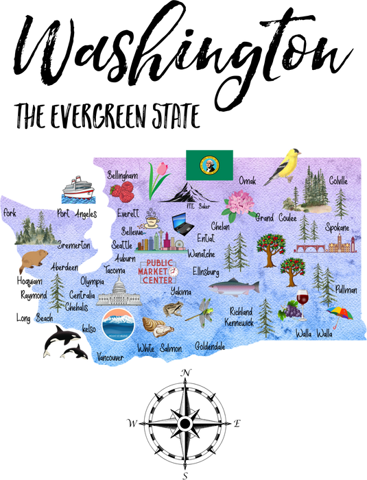 Washington State Map