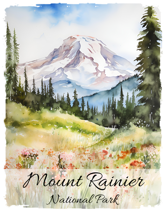 Mount Rainier National Park Washington