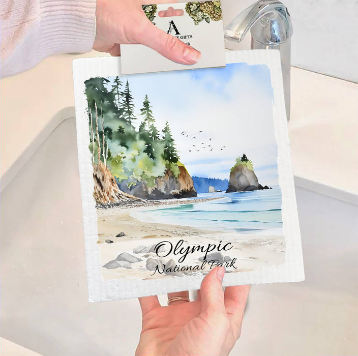 Olympic National Park Washington  SWEDISH DISH CLOTH