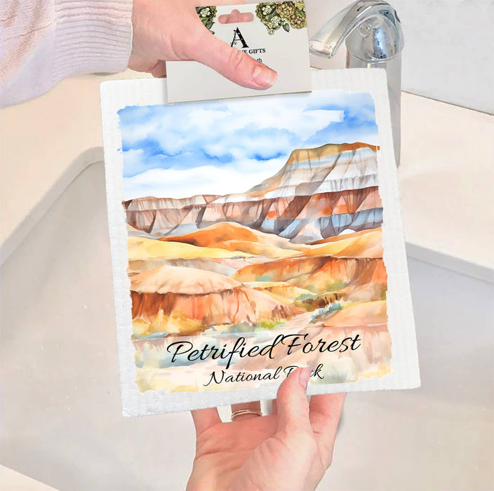 Petrified Forest National Park Arizona  SWEDISH DISH CLOTH
