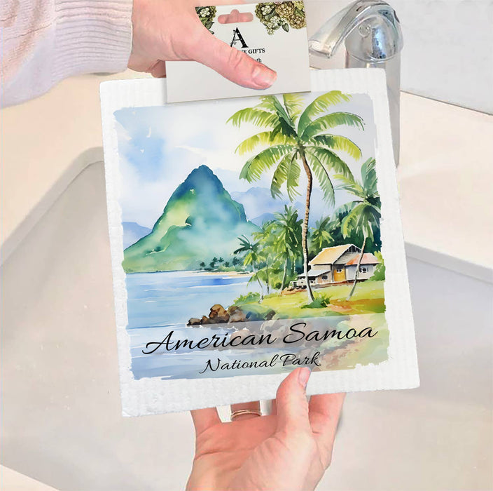 American Samoa National Park  SWEDISH DISH CLOTH