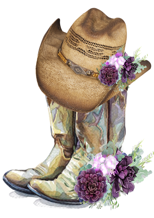 Western Cowboy Boots Hats Southwestern