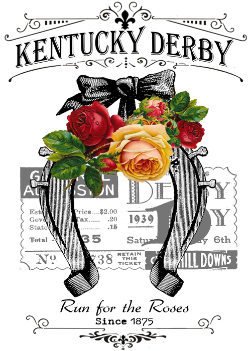 Kentucky Derby Horse Shoe Roses