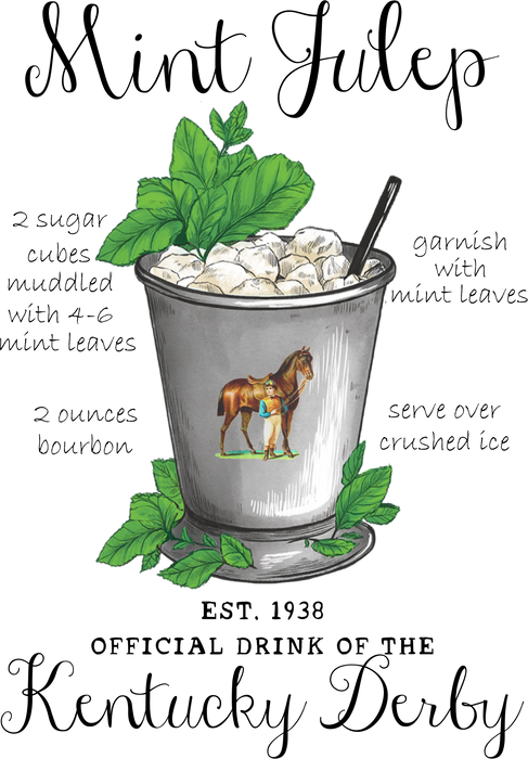 Kentucky Derby Mint Juleb Drink