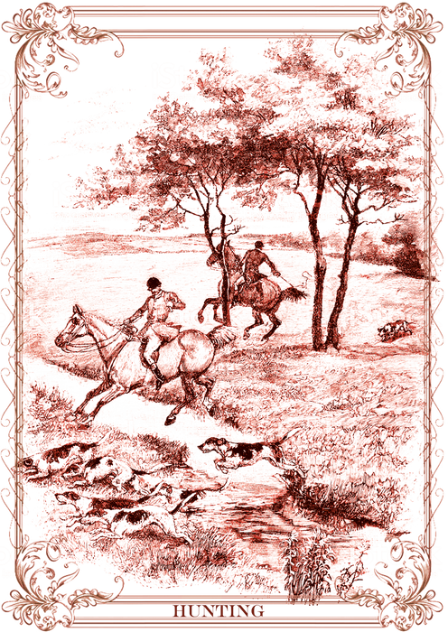 Vintage English Fox Hunting