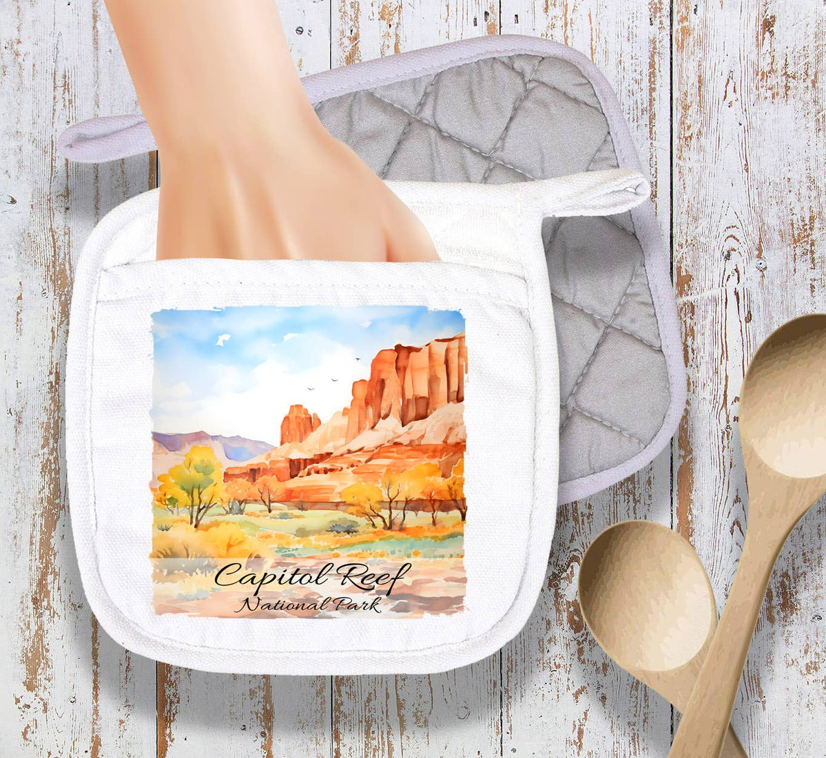 Capitol Reef National Park Utah Pot Holder Oven Mitt — Avery Lane Gifts