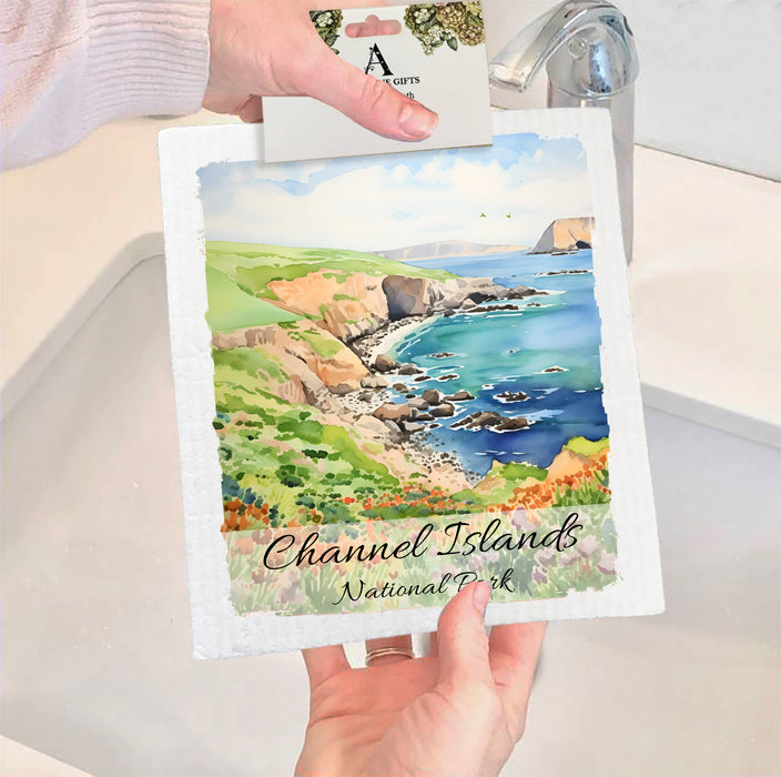 Channel Island Nationa Park California SWEDISH DISH CLOTH