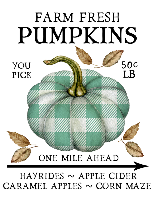 Farm Fresh Pumpkin Plaid