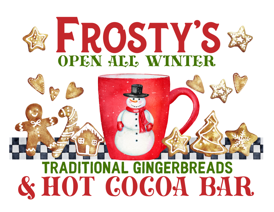 Frosty's Winter Gingerbread Hot Cocoa