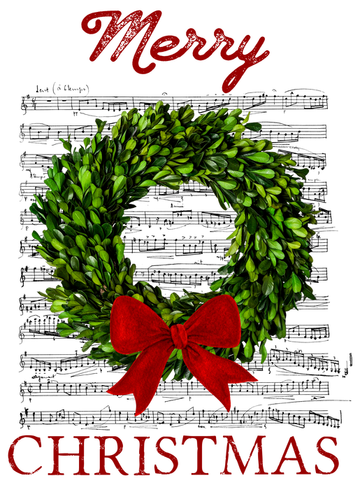 Farmhouse Christmas Boxwood Wreath