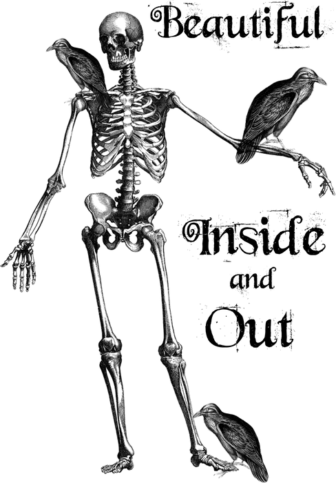 Skeleton Crows Halloween