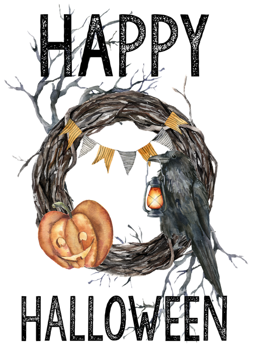 Happy Halloween Wreath
