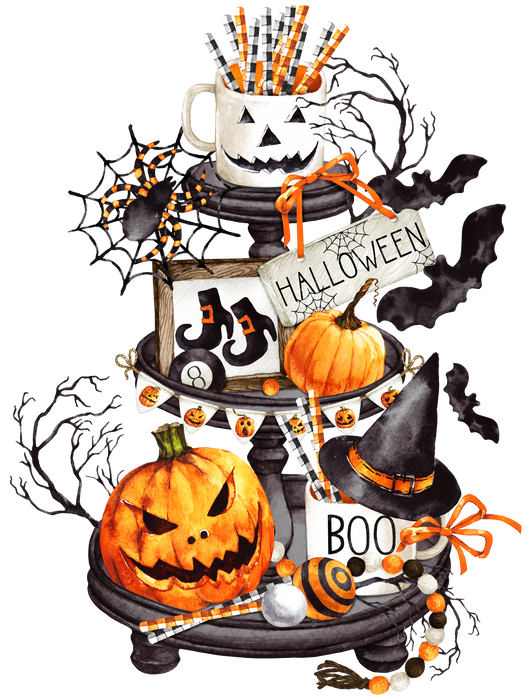 Happy Halloween 3 Tier Tray