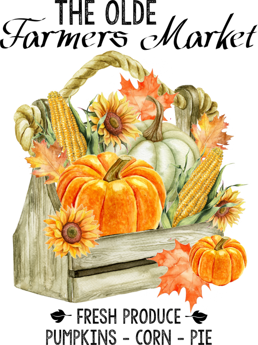 Fall Autumn Fresh Pumpkin Corn