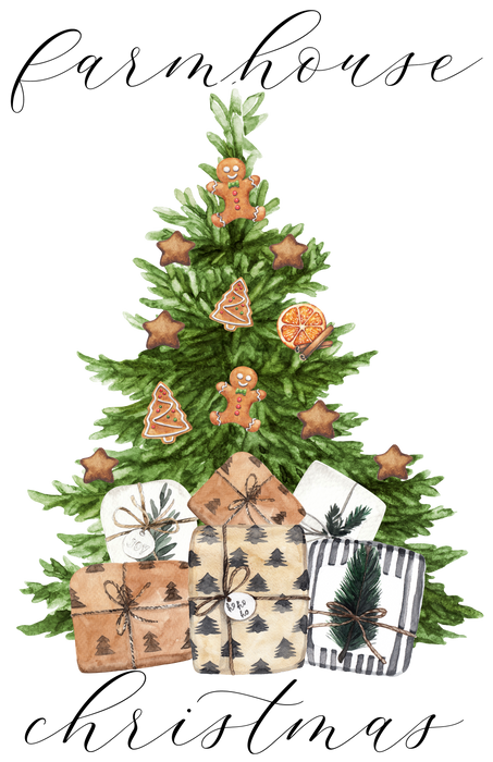 Farmhouse Christmas Tree Gifts