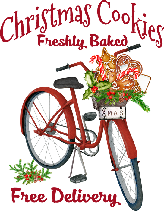 Christmas Cookies Bicycle