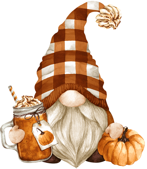 Fall Autumn Gnome Pumpkin Spice
