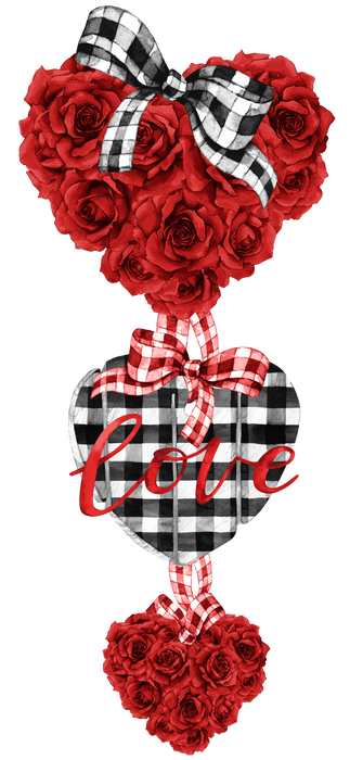 Valentine Heart Red Roses