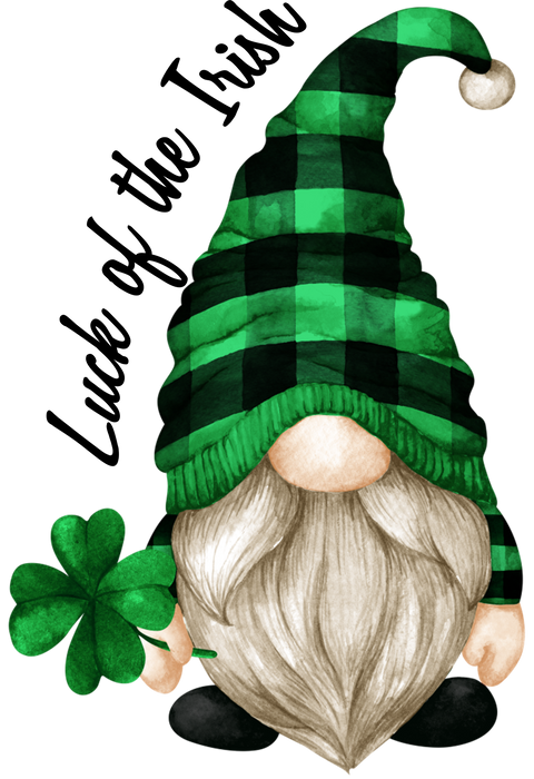 St Patricks Day Gnome Lucky