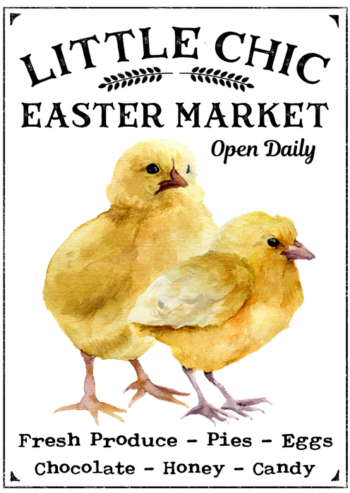 Easter Little Chicks Market